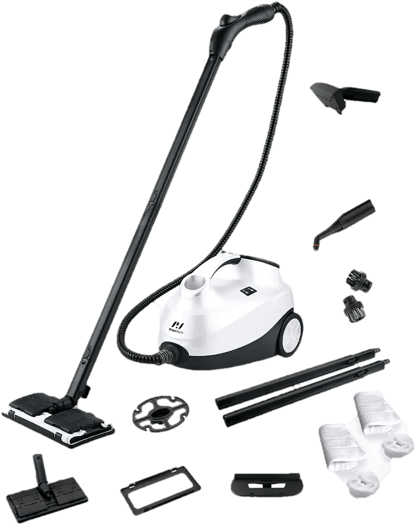 PiranTech CB-107C Çok Fonksiyonlu Buharlı Temizlik Makinası (Beyaz)